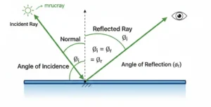 Reflection of light class 8 notes, light